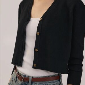 Classic Black Women's Cardigan